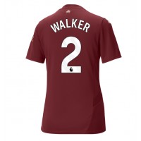 Fotbalové Dres Manchester City Kyle Walker #2 Dámské Alternativní 2024-25 Krátký Rukáv